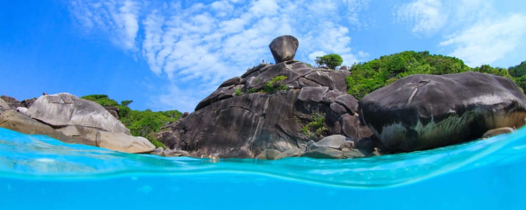 Famous Similan view of island number 8