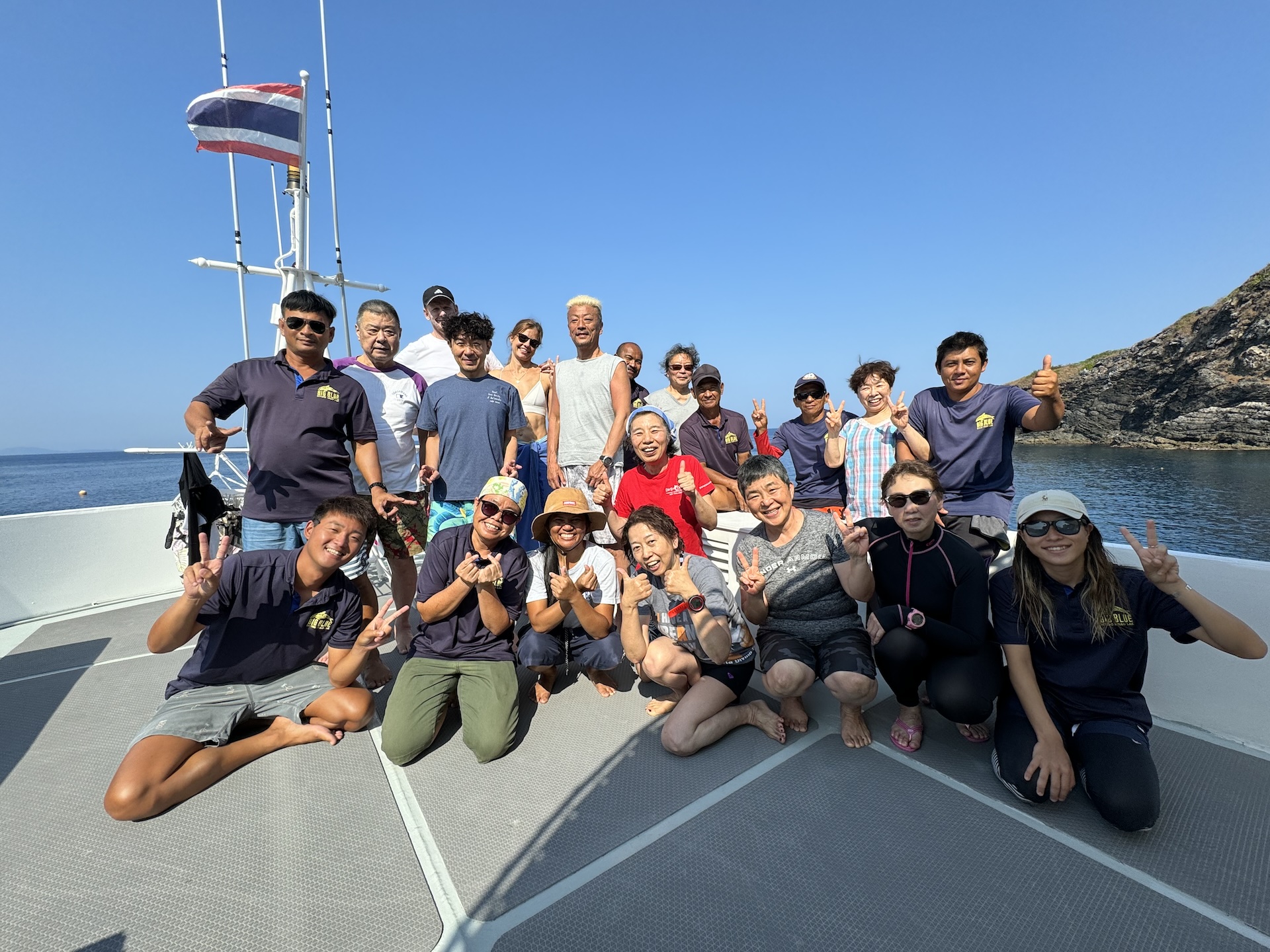 similan liveaboard group 25 Similan liveaboard 25 group photo